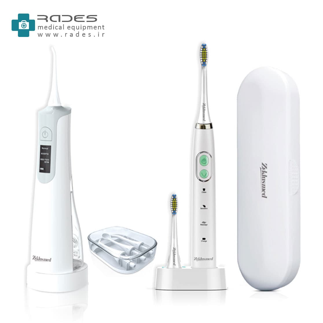 واتر فلاسر و مسواک برقی زیکلاس مد مدل +Zyklusmed CH-08 — تصویر ۲