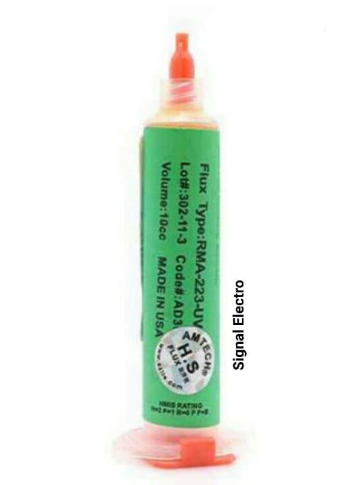 خمیر فلاکس سرنگی FLUX AMTECH RMA-223-UV — تصویر ۳