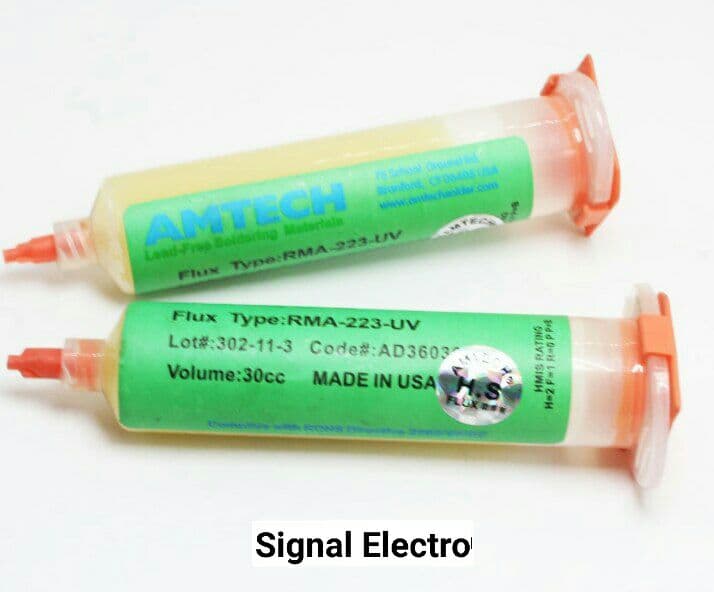 خمیر فلاکس سرنگی FLUX AMTECH RMA-223-UV — تصویر ۲