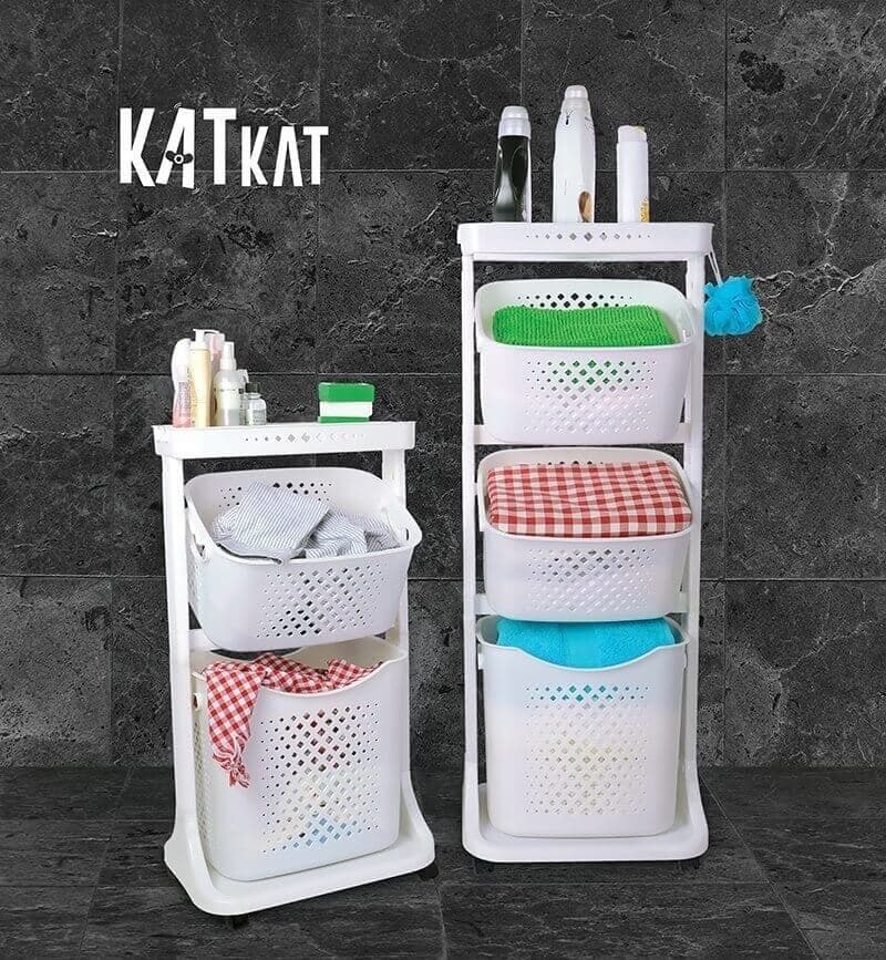 سبد نظم دهنده تیتیز سفید مدل KAT KAT — تصویر ۴