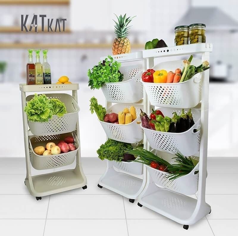 سبد نظم دهنده تیتیز سفید مدل KAT KAT — تصویر ۳