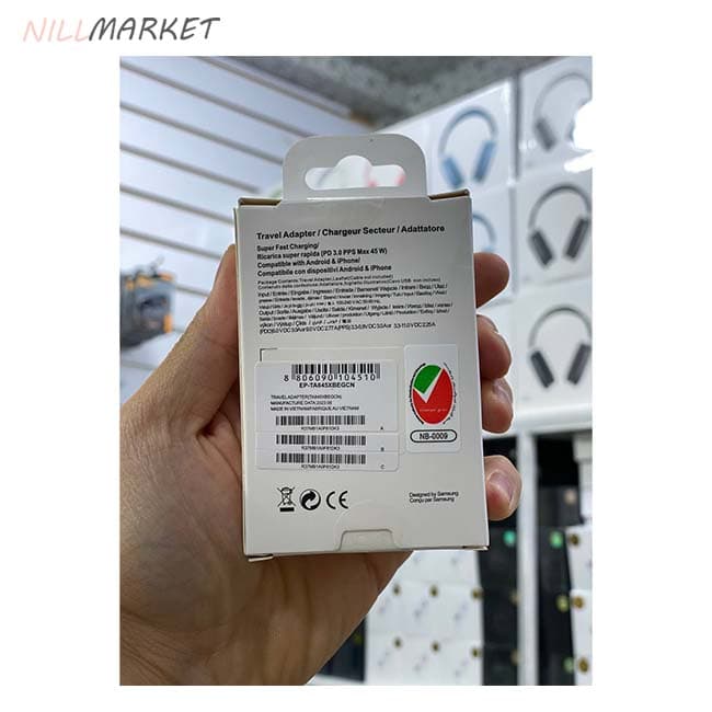 کله شارژر سامسونگ 45 وات — تصویر ۳