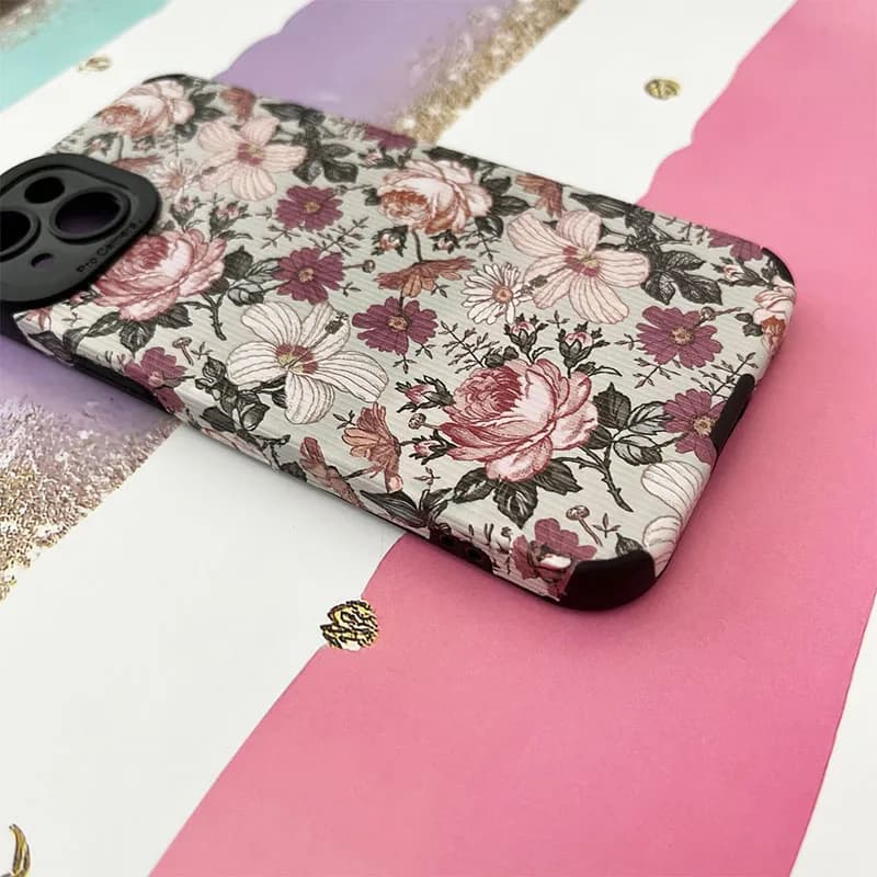 قاب گوشی iPhone 13 آیفون کبریتی طرح گل گلی کد 910 — تصویر ۲