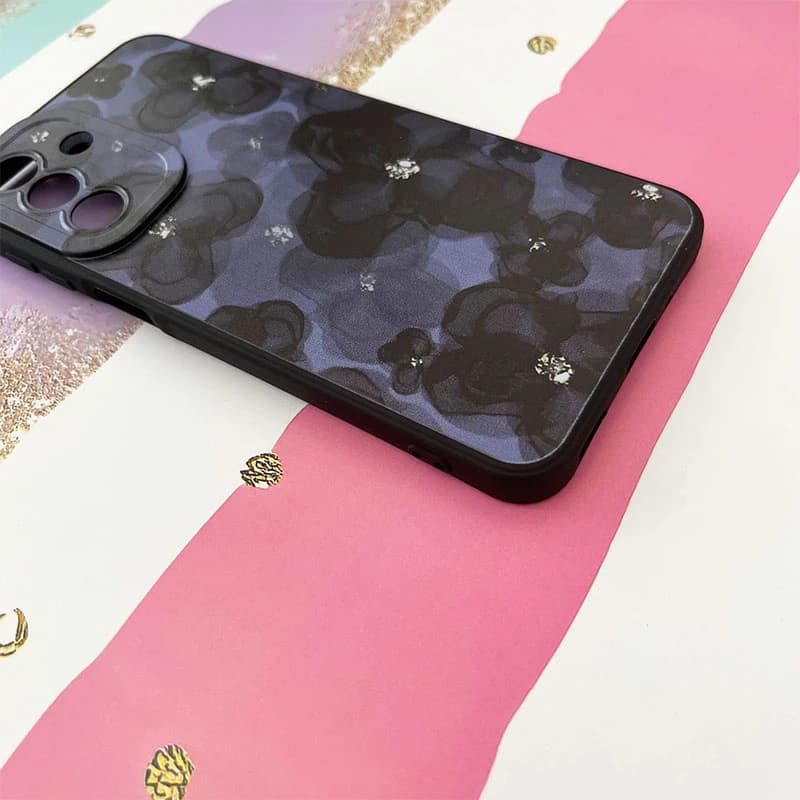 قاب گوشی Galaxy A17 سامسونگ طرح گل کاغذی کد 906 — تصویر ۲