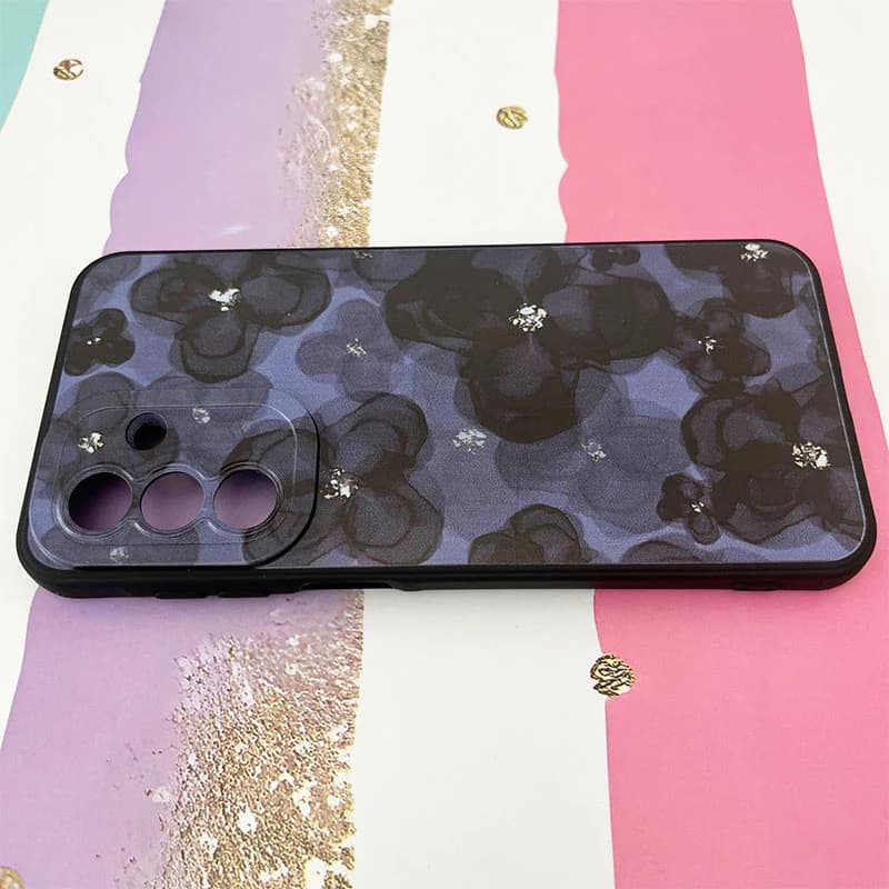 قاب گوشی Galaxy A17 سامسونگ طرح گل کاغذی کد 906