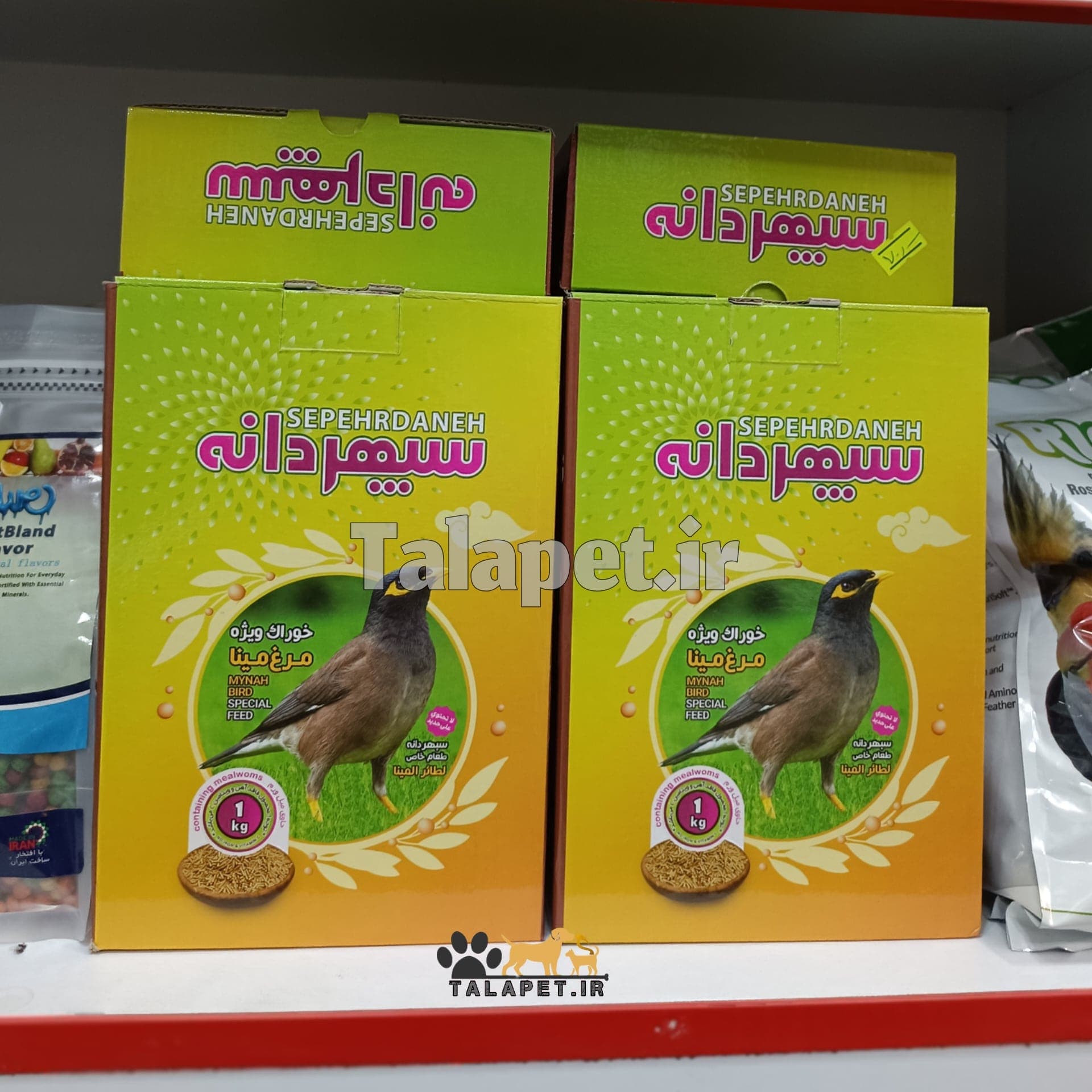 خوراک ویژه مرغ مینا سپهردانه — تصویر ۲