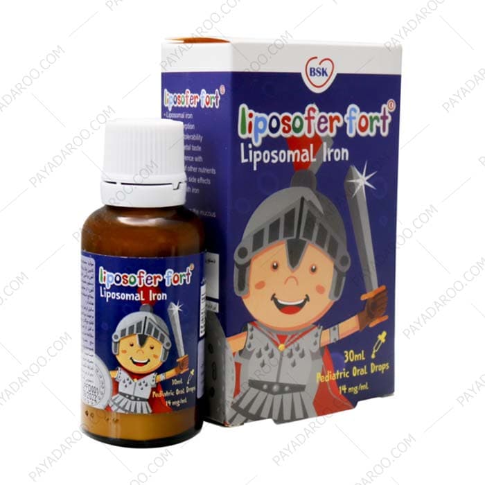 قطره آهن لیپوزوفر فورت بی اس کی 30 میلی لیتر — تصویر ۱۲