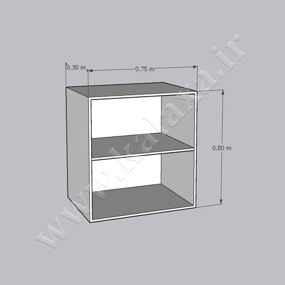 کابینت آماده تکی دیواری ام دی اف طول 75 سانتیمتر — تصویر ۲