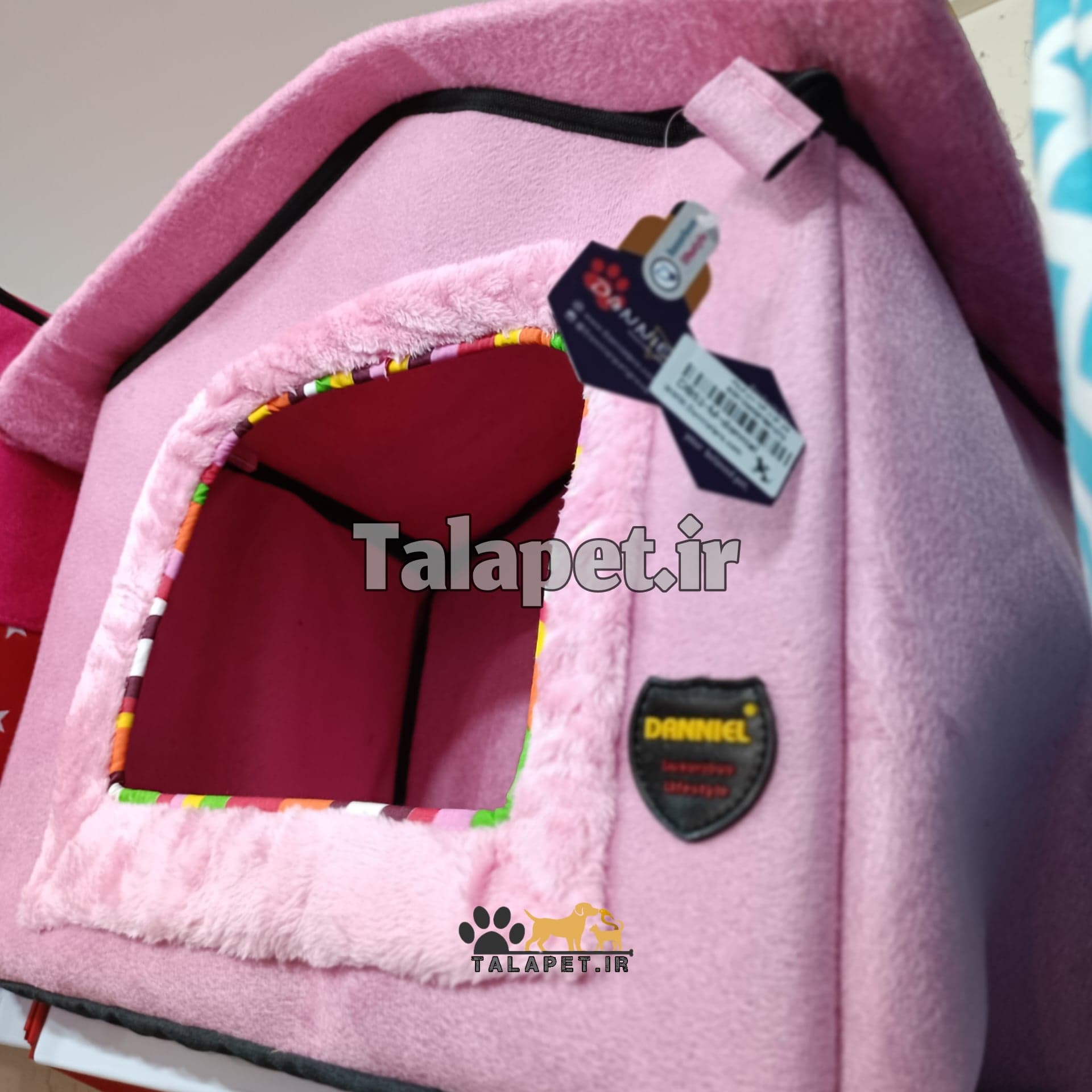 جای خواب کلبه ای سگ و گربه برند دانیل — تصویر ۲