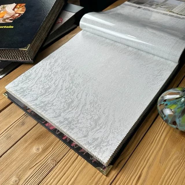 پرده حریر طرح ابروبادی ساده