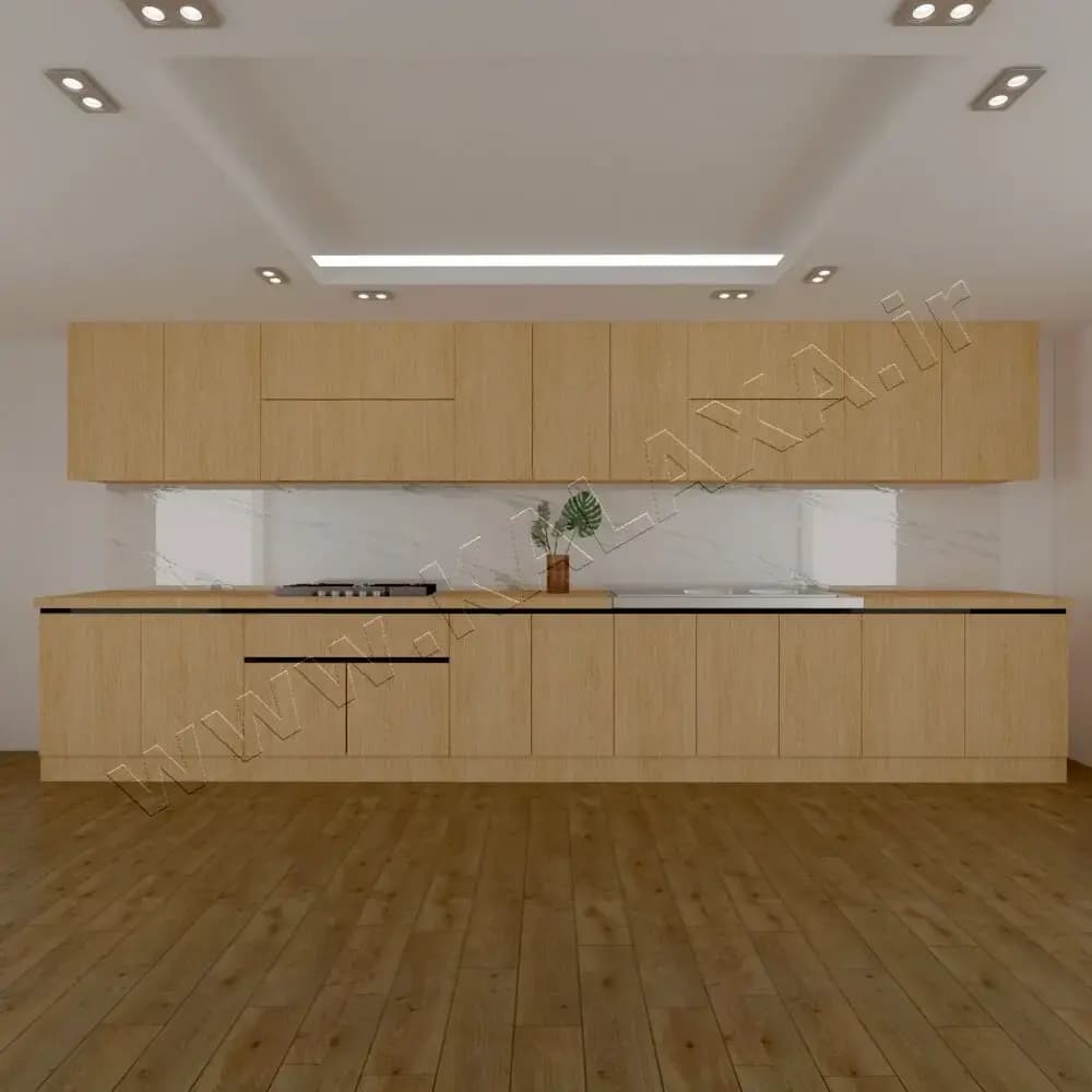 کابینت آماده نئوپان 5 متری دستگیره مخفی