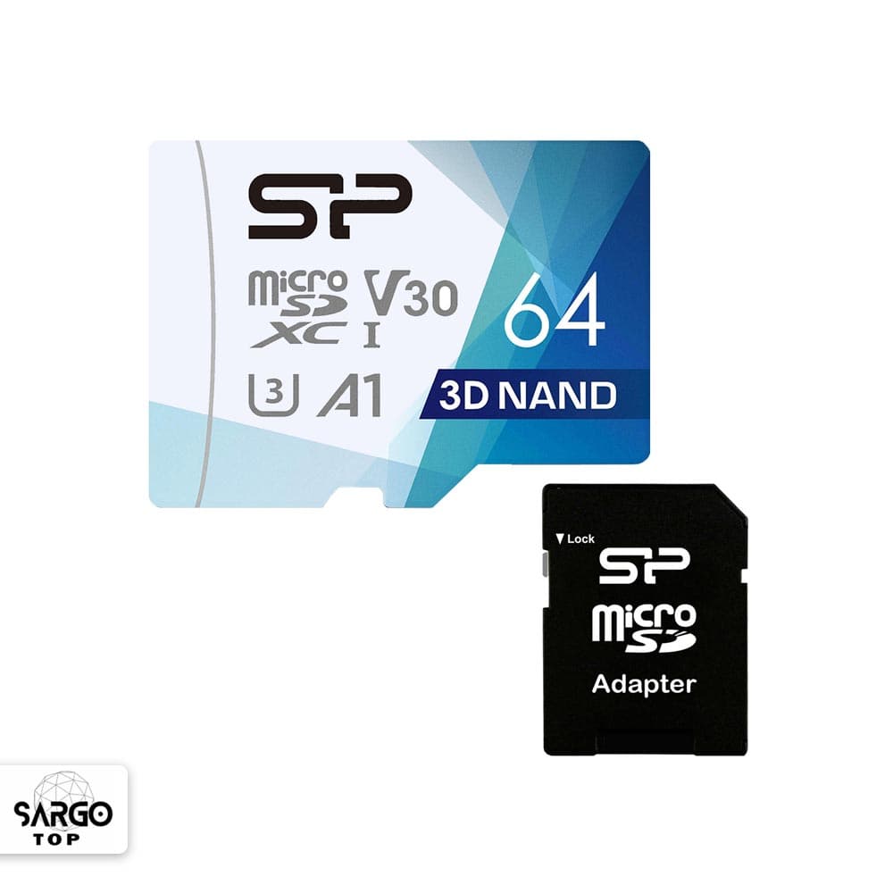 کارت حافظه سیلیکون پاور 64 گیگ Superior Pro microSDXC UHS-1U3 V30