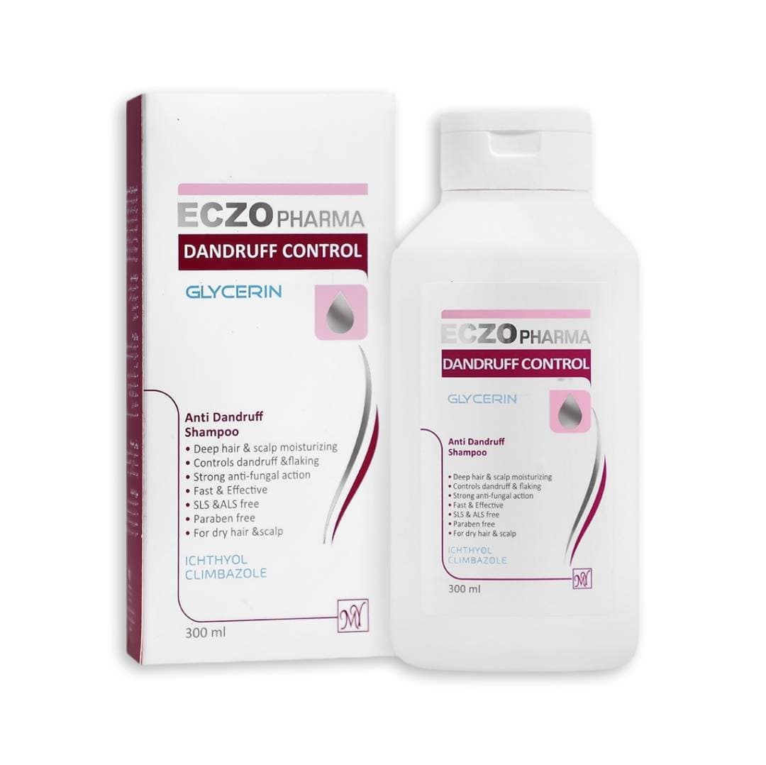 شامپو کنترل کننده شوره سر اگزوفارما مای ECZO PHARMA MY مدل Dandruff Control حجم 300 میل