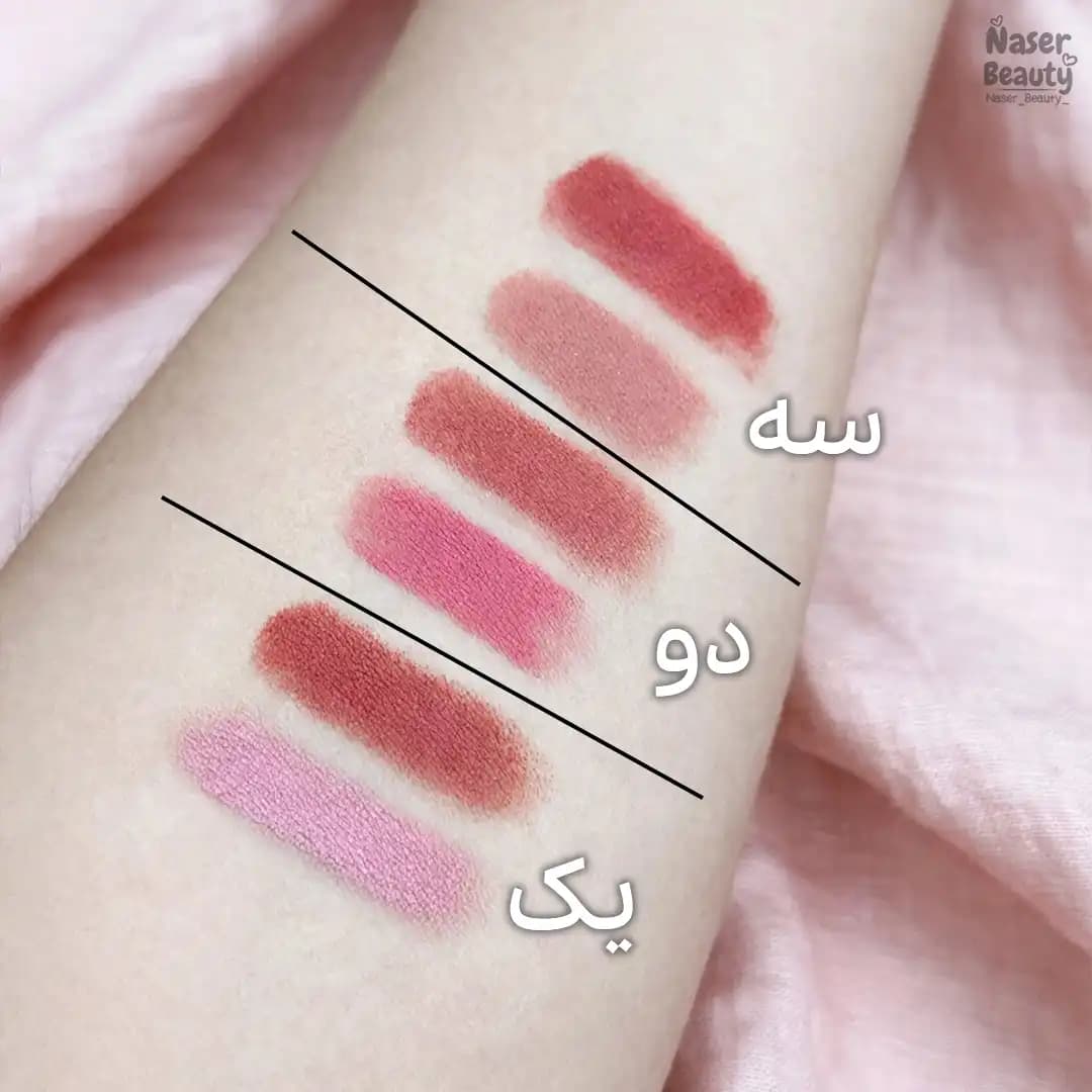 رژگونه دو طرفه دوسه با بافت مخملی — تصویر ۲
