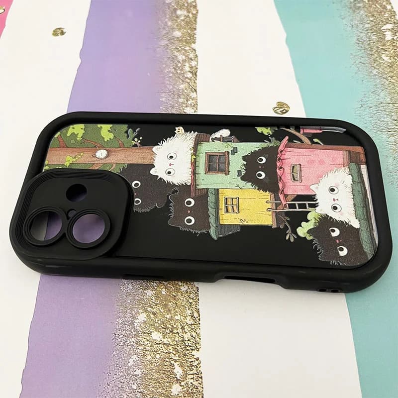 قاب گوشی iPhone 16 آیفون سولید طرح گربه های کیوت کد 557