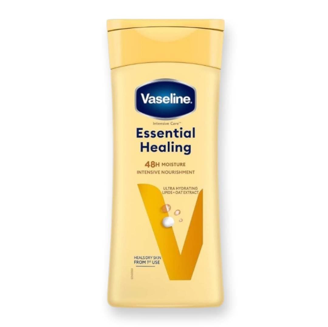 لوسیون بدن اسنشیال هیلینگ وازلینVaseline مدل Essential Healing حجم 200 میل