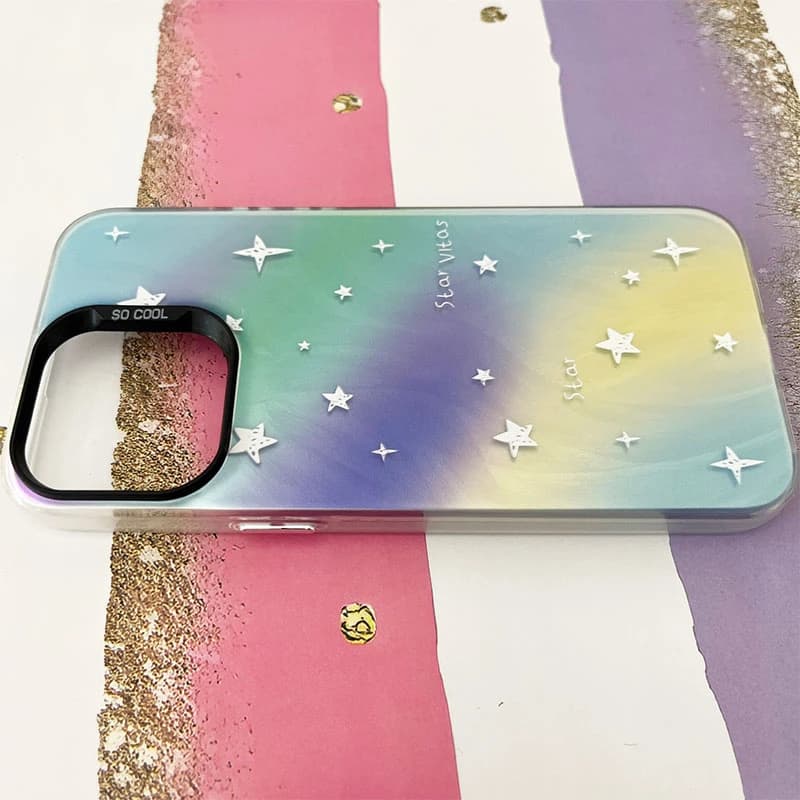 قاب گوشی iPhone 15 Pro Max آیفون So Cool براش طرح ستاره کد 666