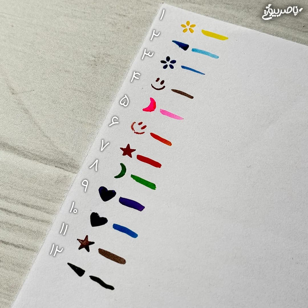 خط چشم رنگی دوطرفه مدل استامپی Bilion beauty — تصویر ۳