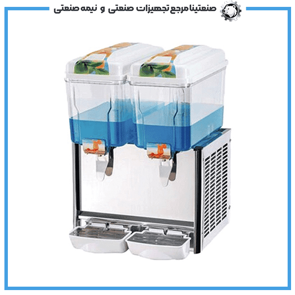 شربت سرد کن دو مخزن الکتروکار مدل LSJ 12L*2 (12 لیتری) — تصویر ۲