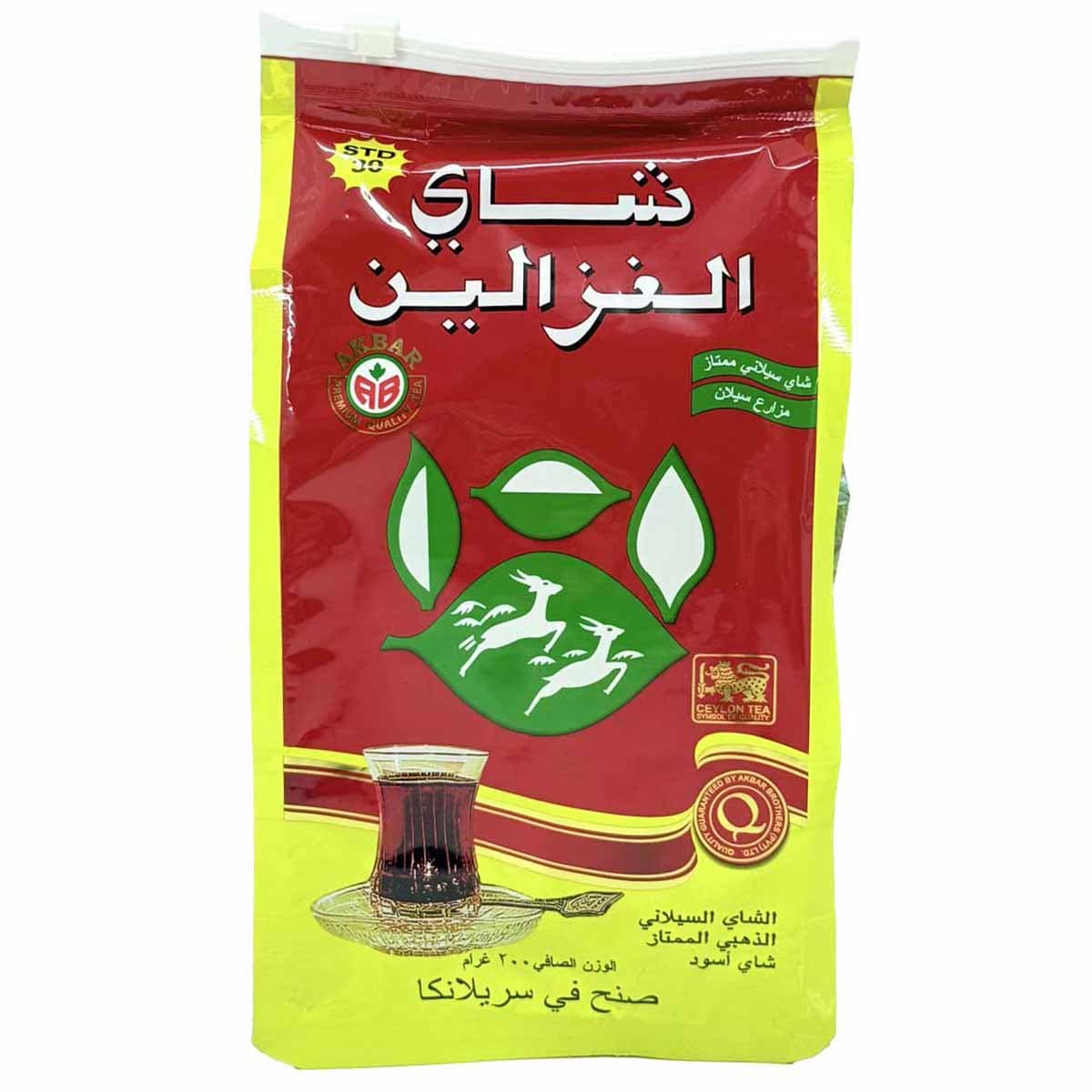 چای سیاه شکسته خارجی ( سیلان ) پاکتی دو غزال سریلانکا 200 گرم