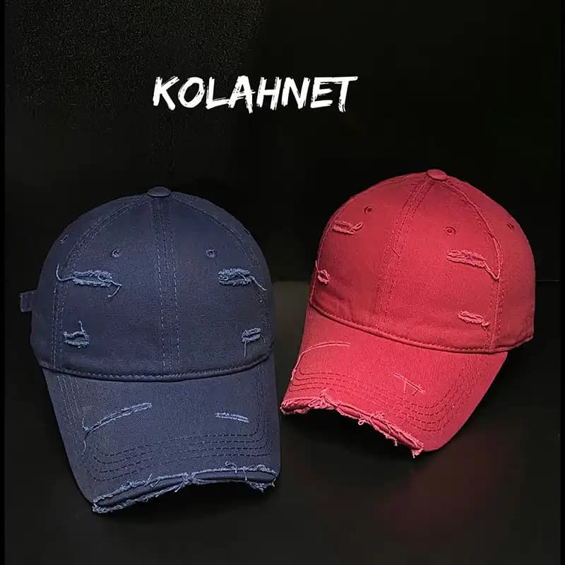 کلاه بیسبالی ساده زاپ دار کد 5448 — تصویر ۳