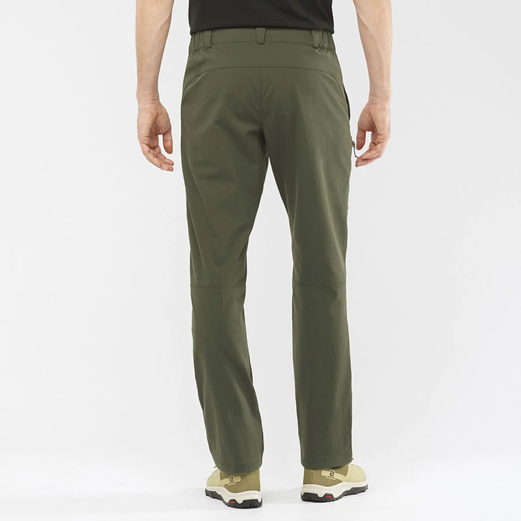 شلوار سالامون / SALOMON – مدل OUTRACK PANT / سبز ارتشی — تصویر ۴