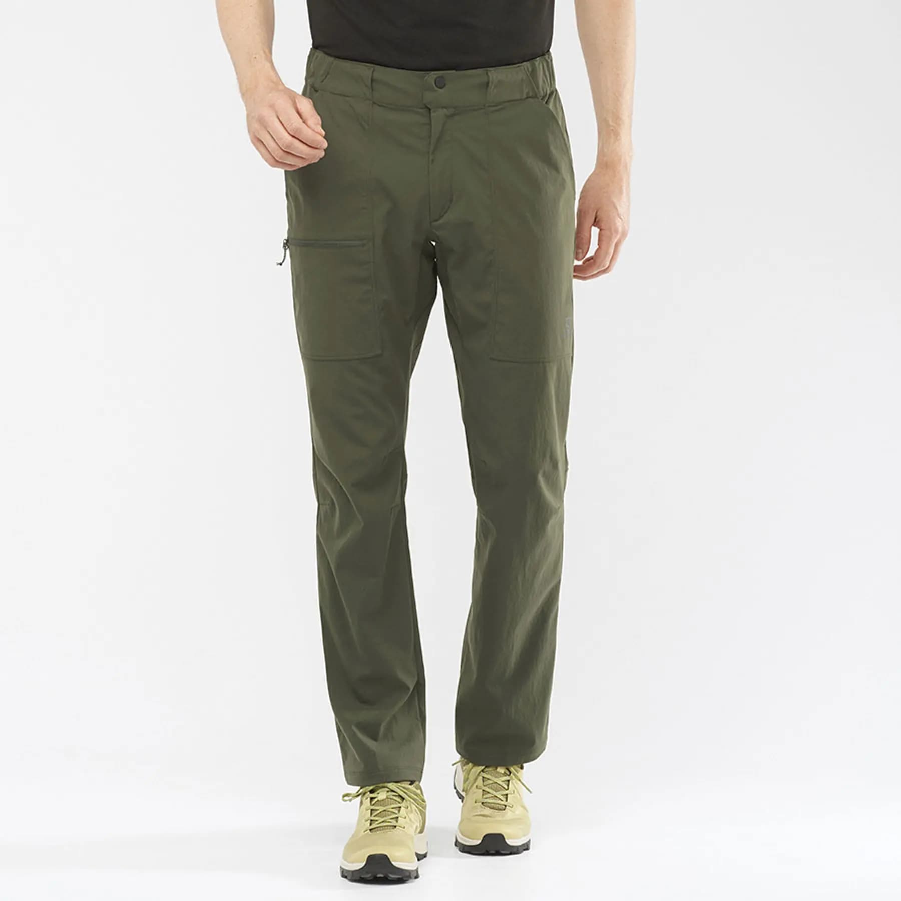 شلوار سالامون / SALOMON – مدل OUTRACK PANT / سبز ارتشی — تصویر ۳