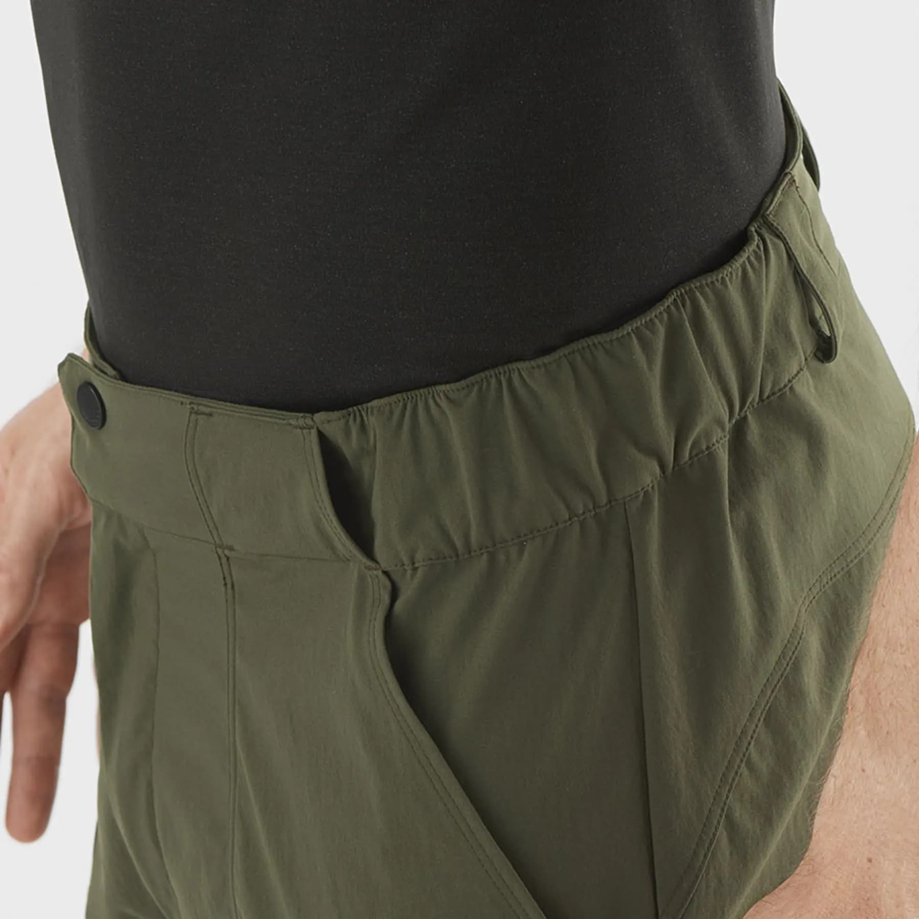 شلوار سالامون / SALOMON – مدل OUTRACK PANT / سبز ارتشی — تصویر ۵