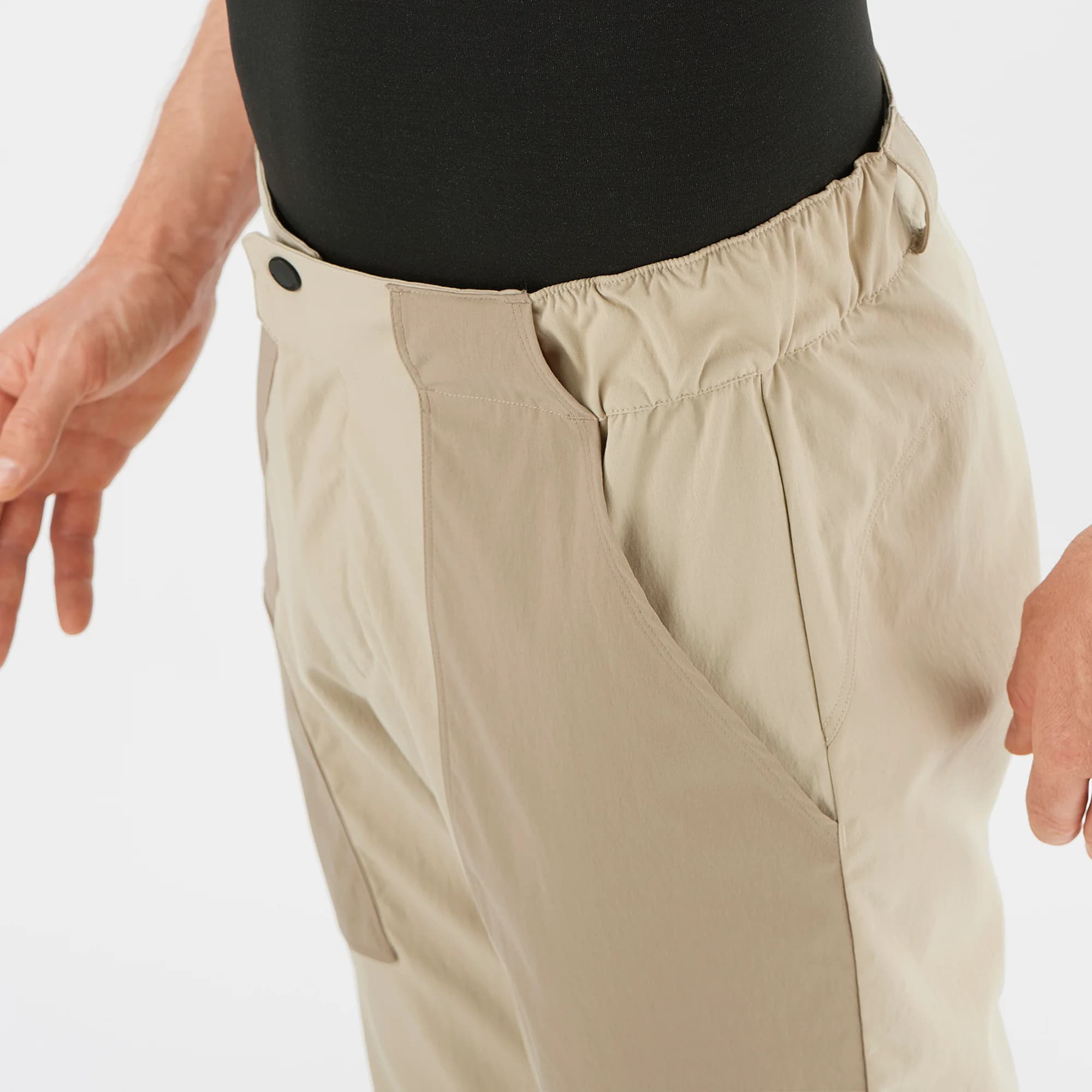 شلوار سالامون / SALOMON – مدل OUTRACK PANT / کرم — تصویر ۳