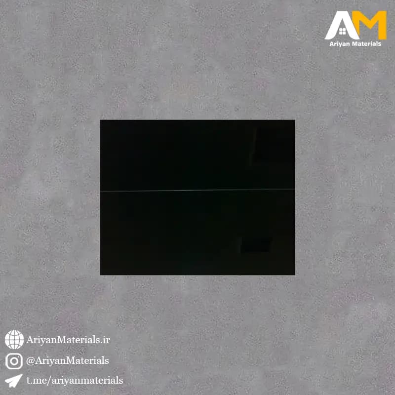 سرامیک دیواری طرح مشکی ساده نارین