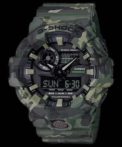 ساعت کاسیو جی شاک / CASIO – مدل GA-700CM-3A ا G-SHOCK — تصویر ۸