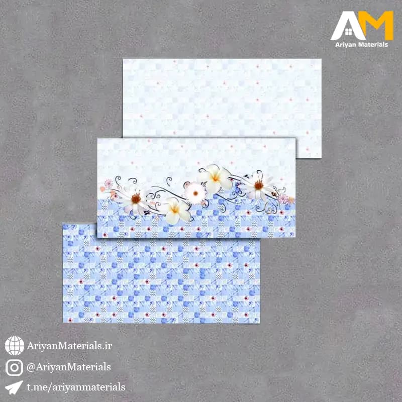 سرامیک دیواری طرح آرگون آبی
