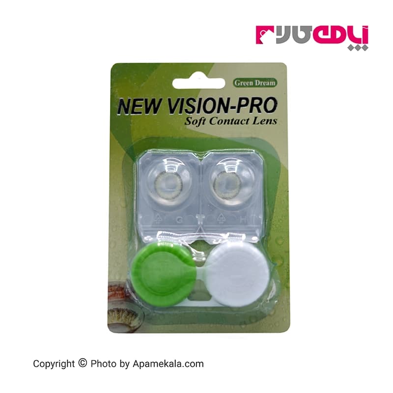 لنز سبز طوسی New vision-pro green dream