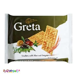 کراکر گرتا با طعم زیتون و اورگانو Greta