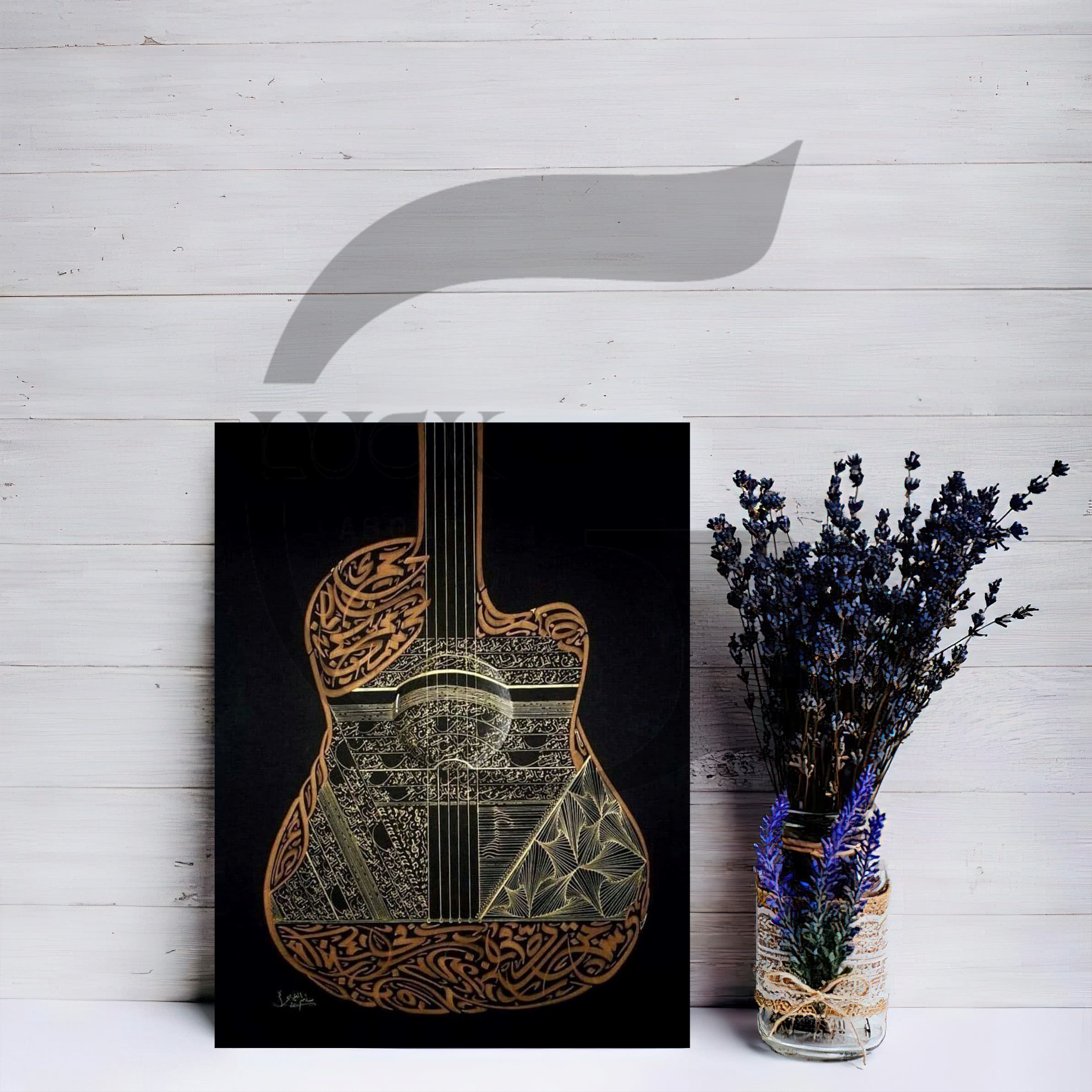 تابلو کالیگرافی طرح گیتار کد FA۰۱7