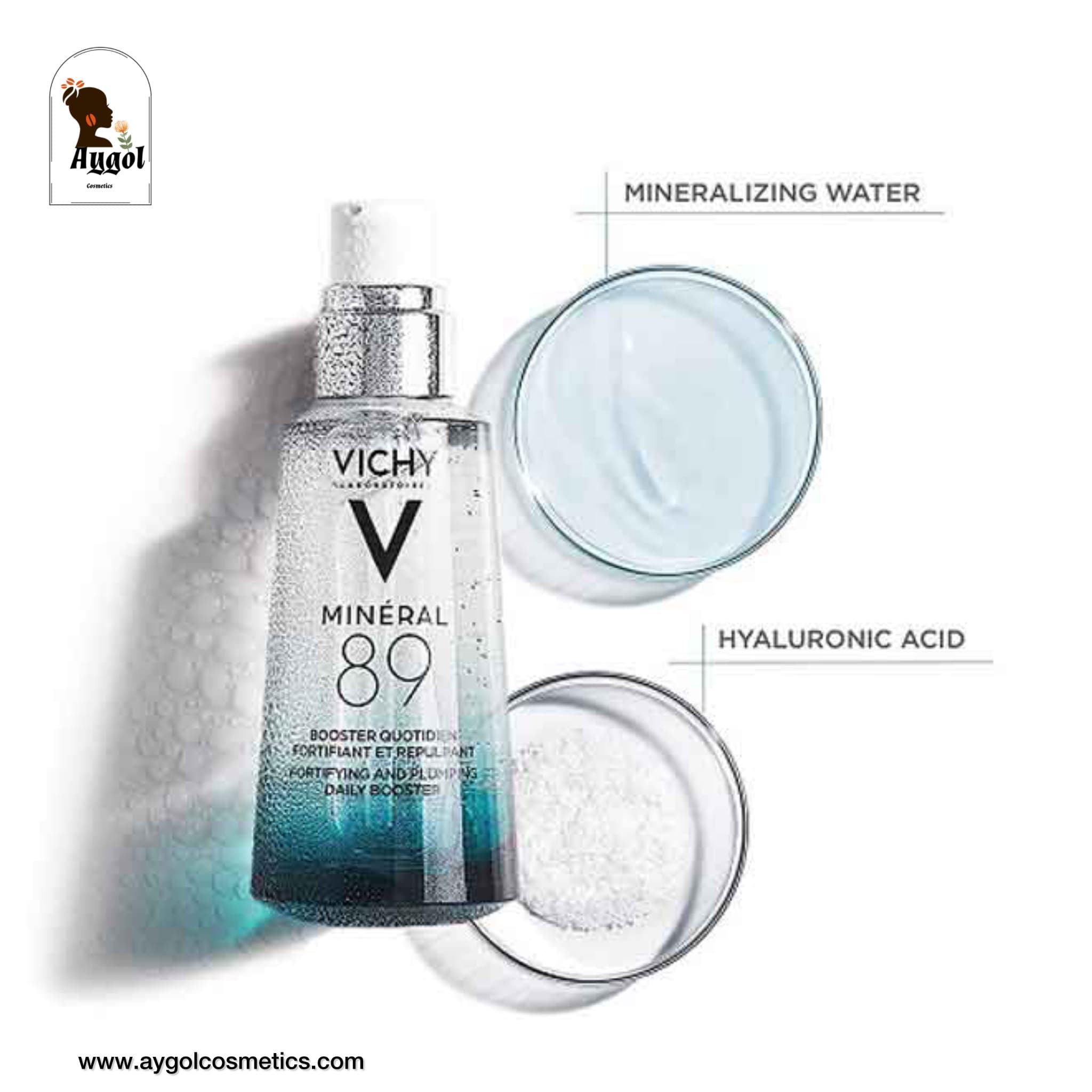 سرم آبرسان و تقویت کننده پوست مینرال 89 ویشی Vichy Mineral 89 Skin Fortifying Daily Booster — تصویر ۳