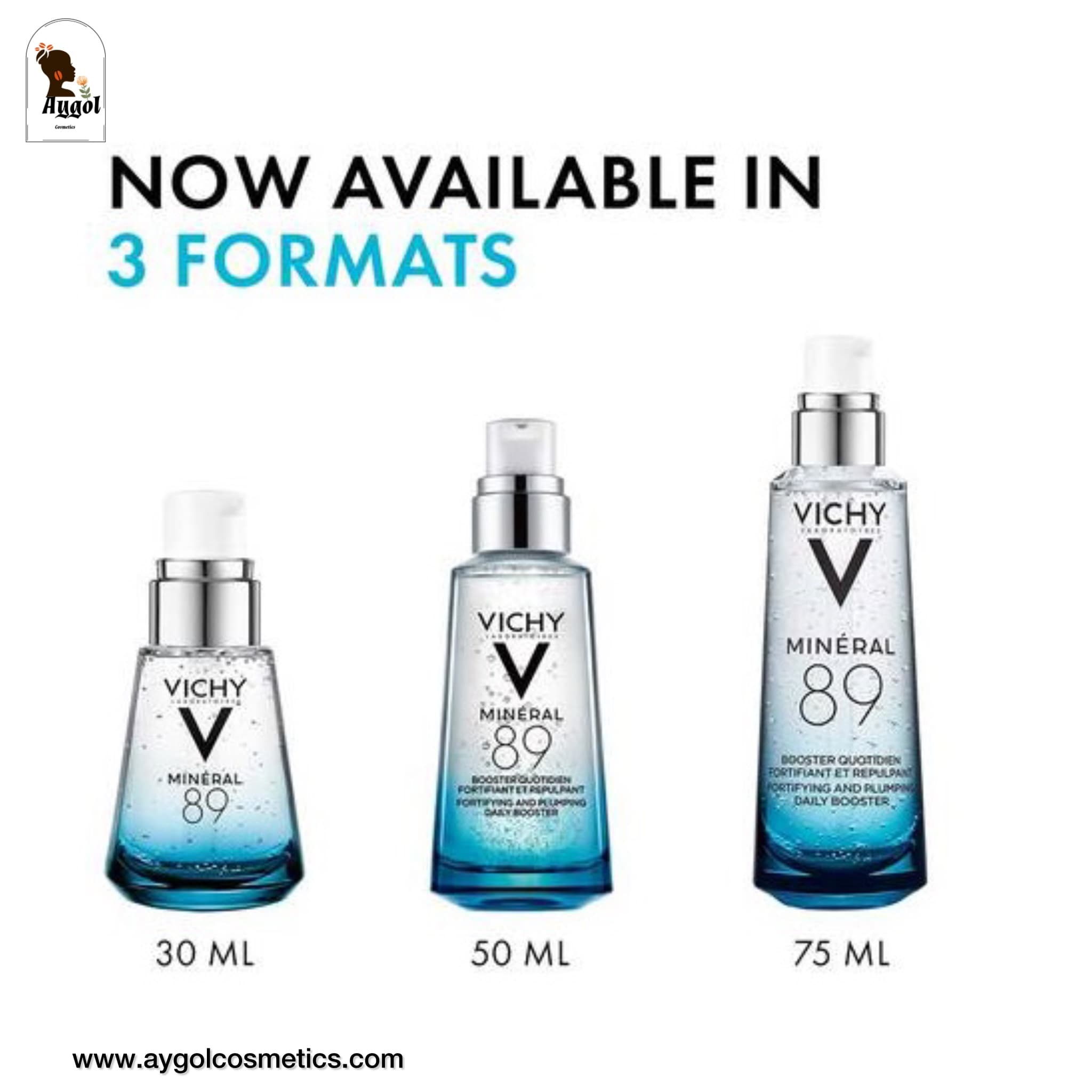 سرم آبرسان و تقویت کننده پوست مینرال 89 ویشی Vichy Mineral 89 Skin Fortifying Daily Booster — تصویر ۶