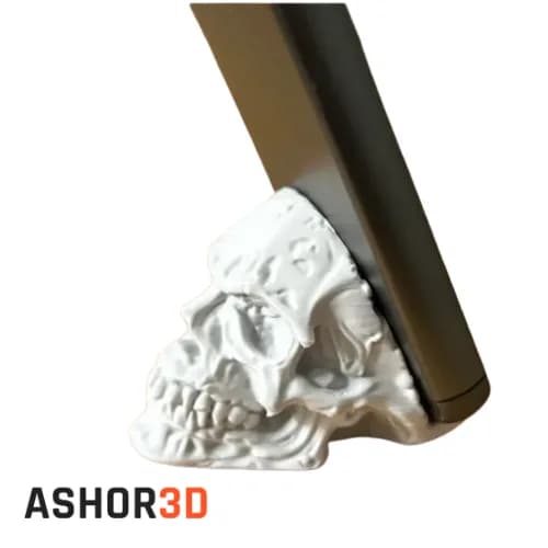هولدر موبایل طرح جمجمه | استند پرینت سه‌بعدی Ashor3D