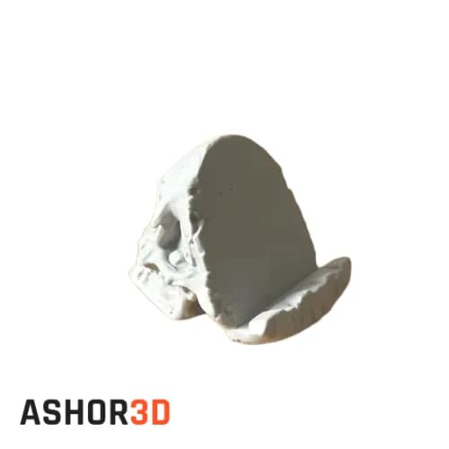 هولدر موبایل طرح جمجمه | استند پرینت سه‌بعدی Ashor3D — تصویر ۳