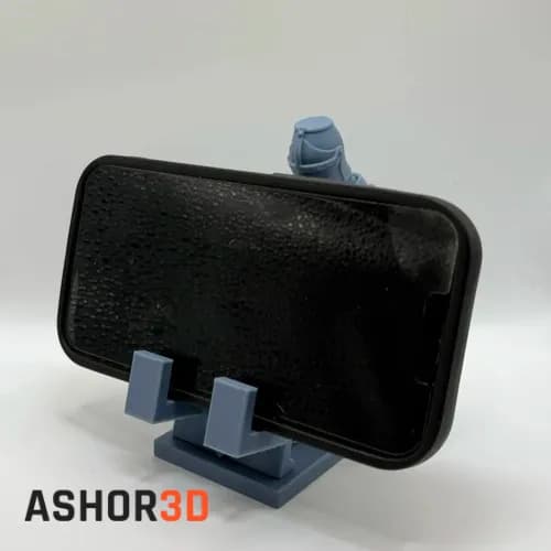 هولدر موبایل طرح شوالیه | پایه پرینت سه بعدی Ashor3D — تصویر ۲