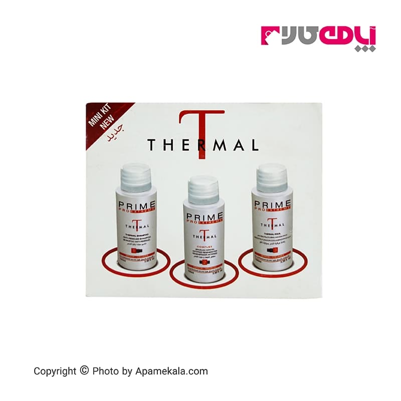 کیت خانگی کراتین مو پرایم درمال برزیلی۳۰۰میل Home Kit Prime Thermal Keratin — تصویر ۲