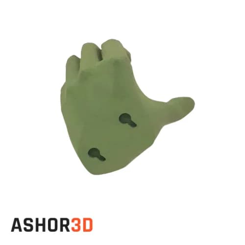 نگهدارنده دیواری هدفون طرح دست | تولید اختصاصی Ashor3D — تصویر ۴