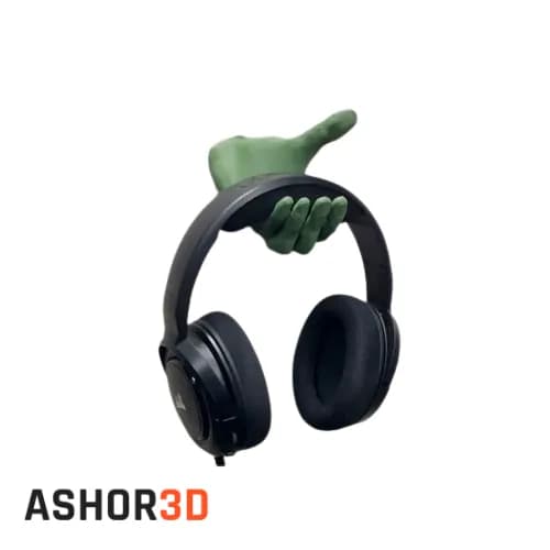 نگهدارنده دیواری هدفون طرح دست | تولید اختصاصی Ashor3D — تصویر ۵