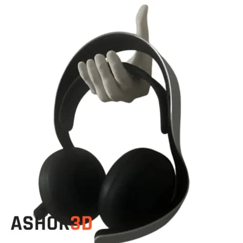 نگهدارنده دیواری هدفون طرح دست | تولید اختصاصی Ashor3D