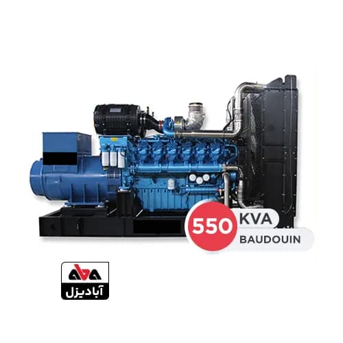 دیزل ژنراتور 550 کاوا بادوین مدل 6M26G550/5 — تصویر ۲