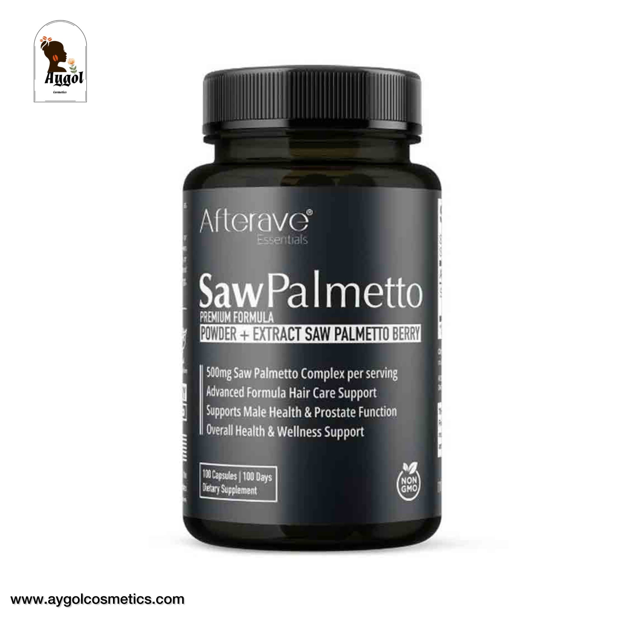 مکمل تقویت مو سائوپالمتو افتر ایو Afterave Essential Saw Palmetto Supplement