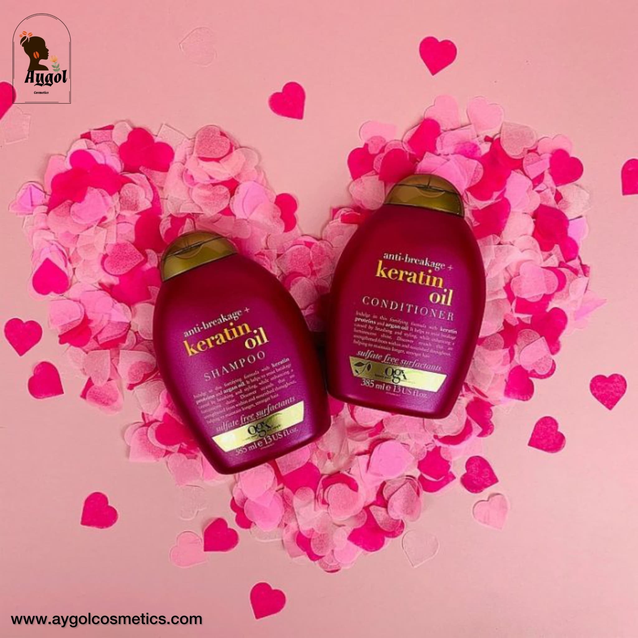 شامپو ضد شکنندگی و موخوره حاوی روغن کراتین او جی ایکس OGX Anti-Breakage + Keratin Oil Shampoo — تصویر ۴