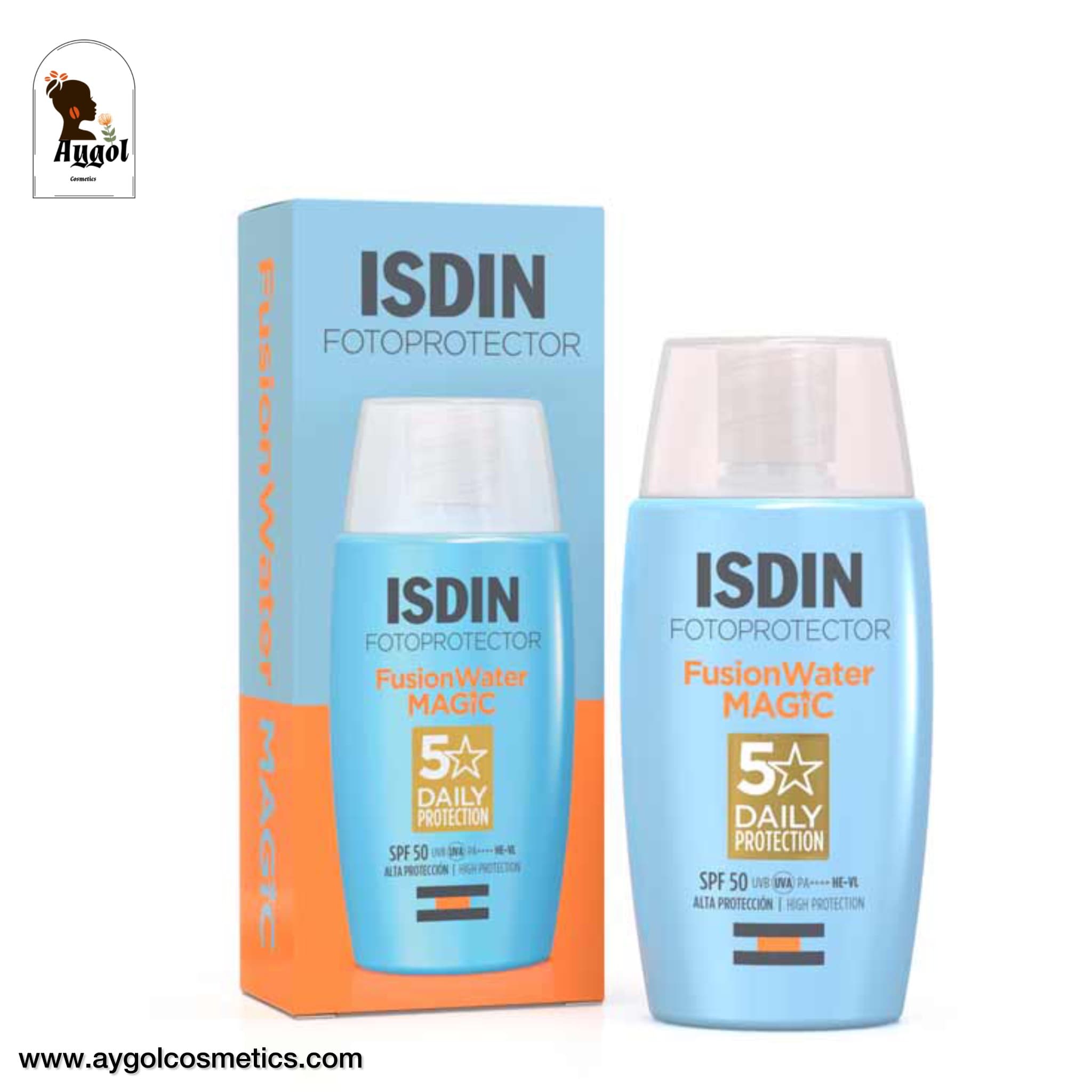 ضد آفتاب فوق العاده سبک فیوژن واتر مجیک ایزدین با SPF 50 Isdin Fusion Water Magic SPF 50 — تصویر ۲