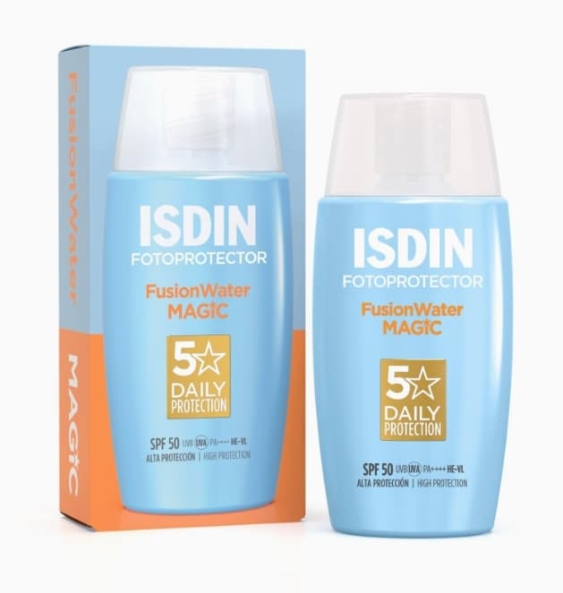 ضد آفتاب فوق العاده سبک فیوژن واتر مجیک ایزدین با SPF 50 Isdin Fusion Water Magic SPF 50 — تصویر ۸