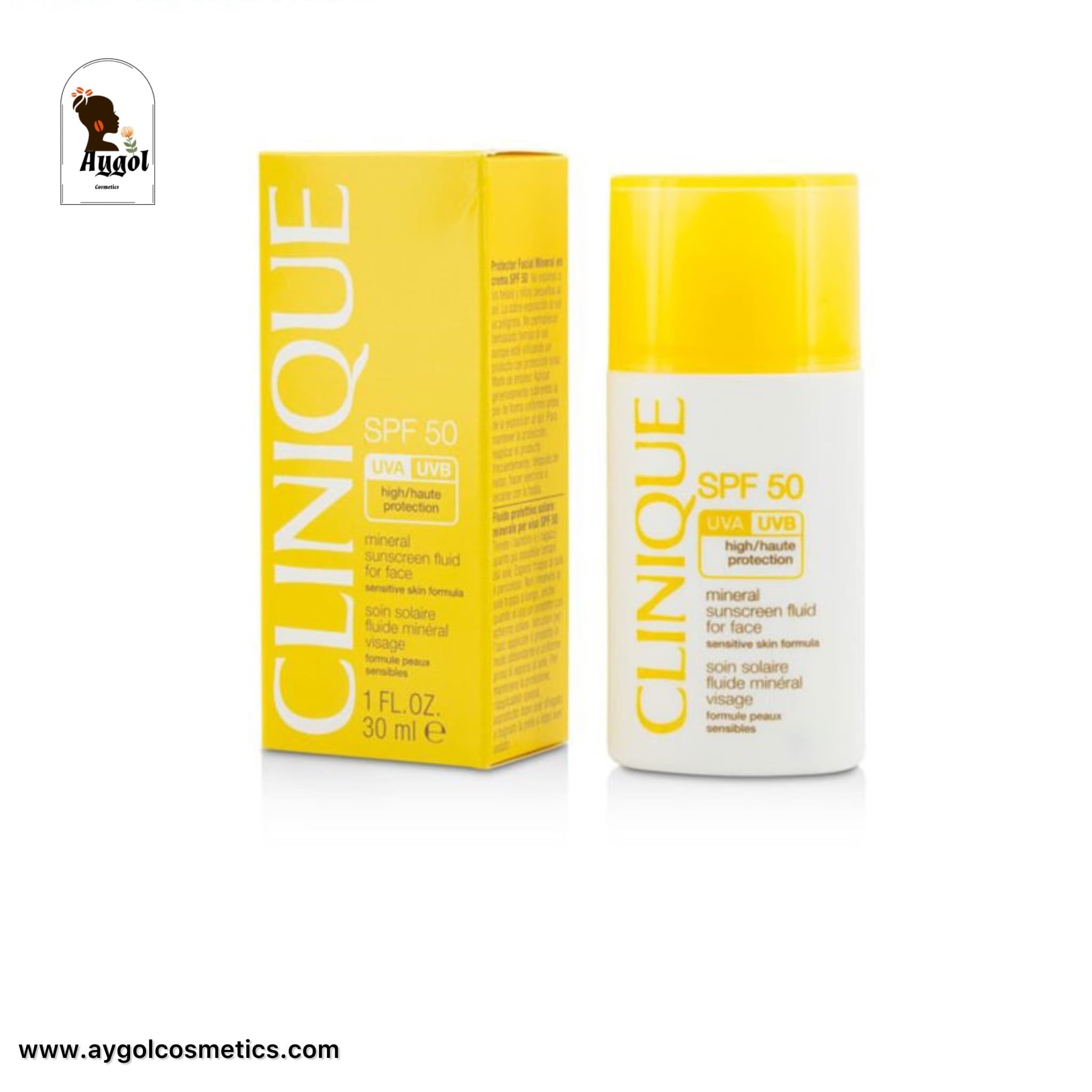 ضدآفتاب مینرال SPF50 کلینیک CLINIQUE MINERAL SUNSCREEN FLUID FOR FACE SPF50 — تصویر ۲